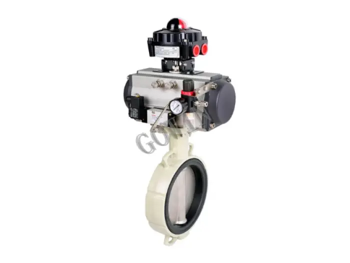 What is a butterfly valve with pneumatic actuator Pros Cons