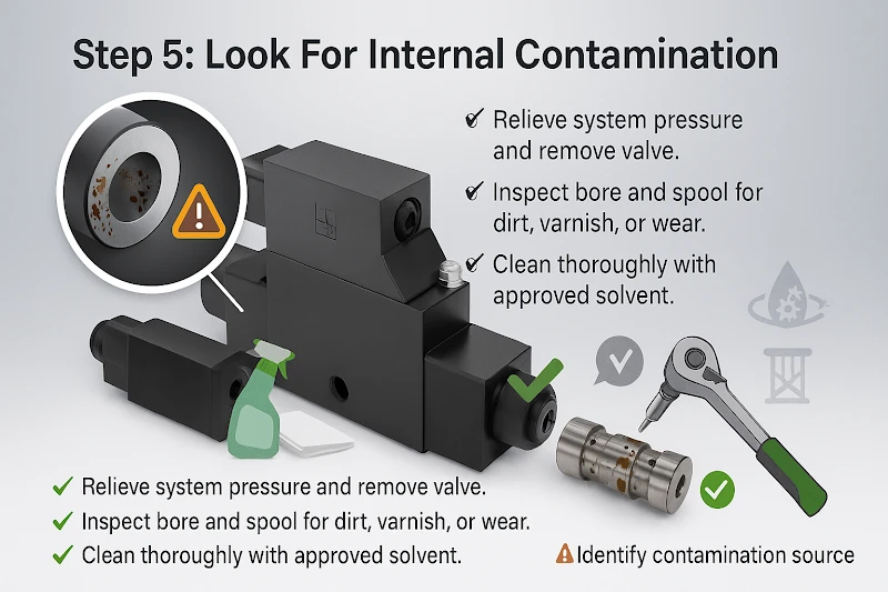 Look For Internal Contamination